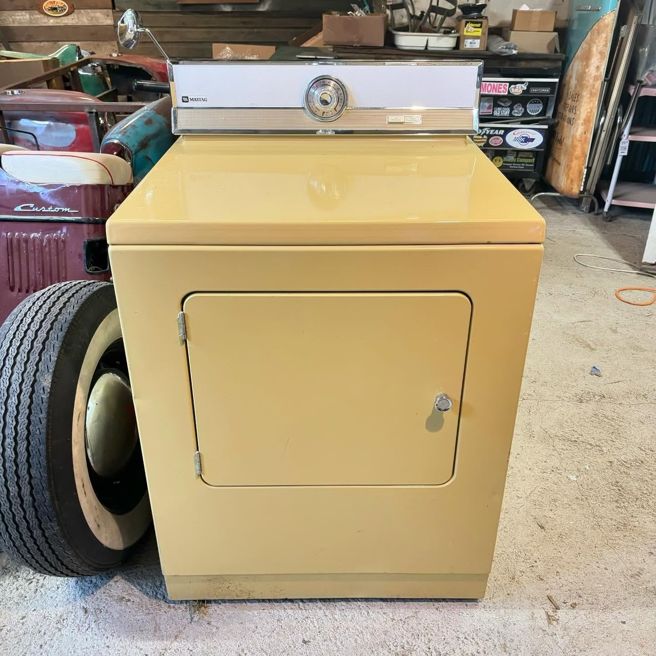 Electric Dryer with Matching Washer, Harvest Gold