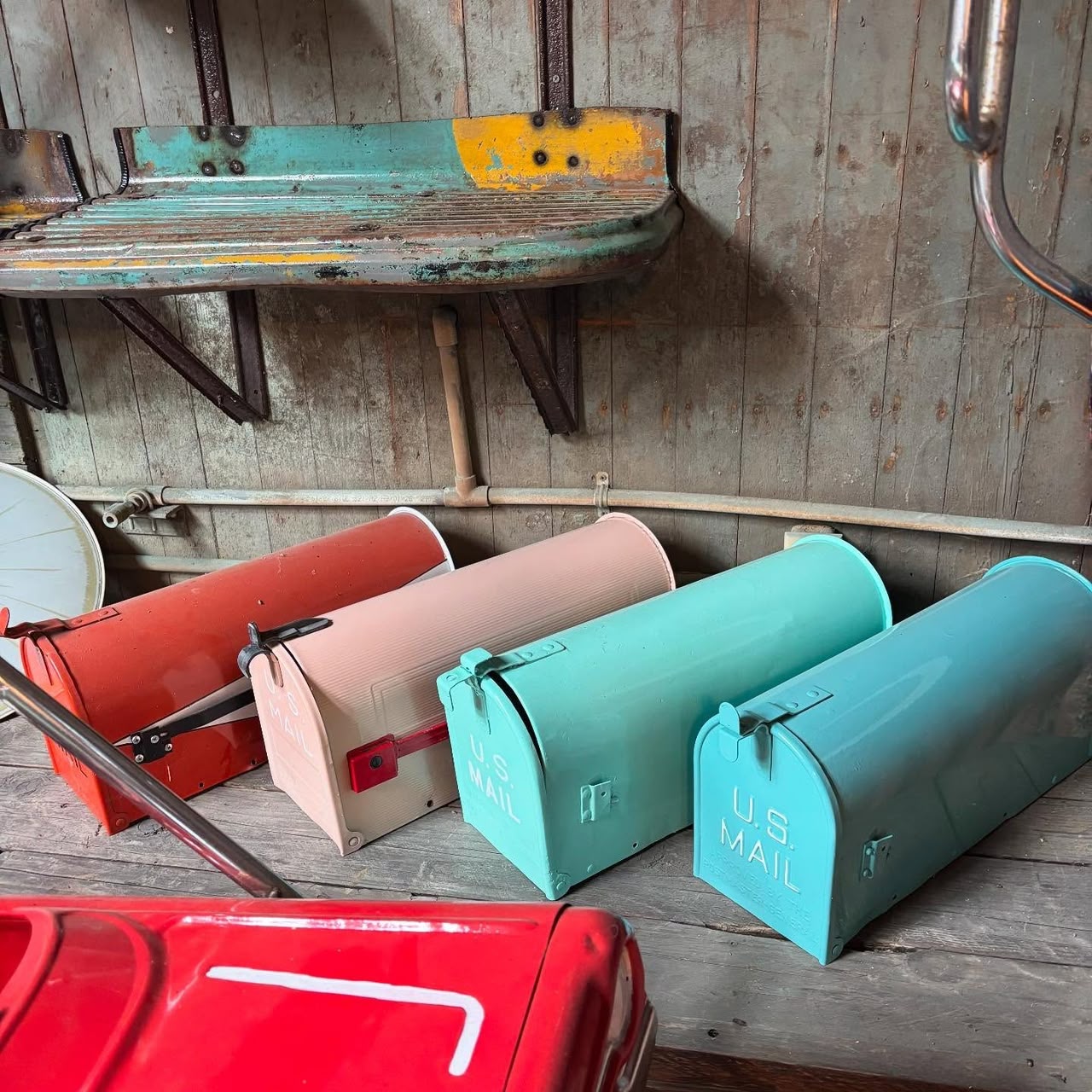 Restored U.S. Mail Mailbox, Choice of Color